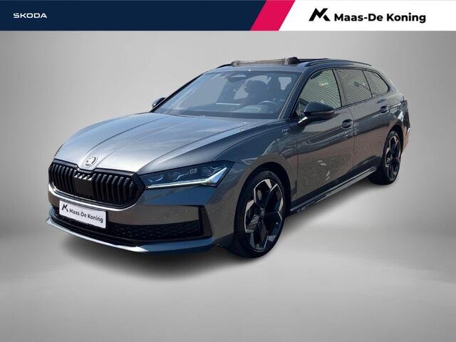 Skoda Superb 150kW/204PK PHEV Sportline DSG · Panoramadak · Apple/Android Car Play · Camera ·  Leder/Alcantara · Trekhaak ·