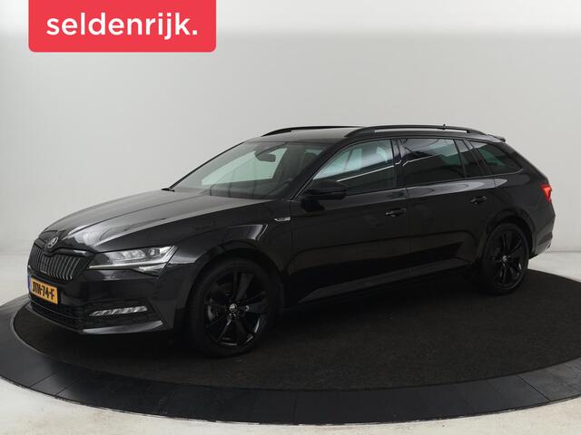 Skoda Superb portline | Stoelverwarming | Alcantara | Adaptive cruise | Camera | Carplay | Matrix LED | Stuurverwarming | Virtual Cockpit | Navigatie | Parkeerhulp | Sportstoelen | Sfeerverlichting | PHEV | Plug In