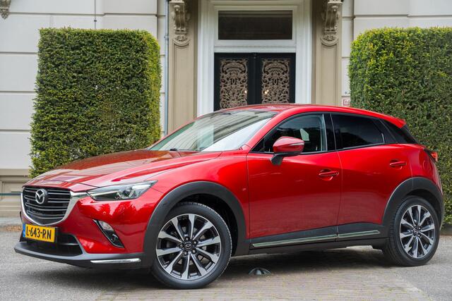 Mazda CX-3 iv-G 120 Luxury TREKHAAK | HUD | CAMERA | KEYLESS | DODEHOEK | LEDER