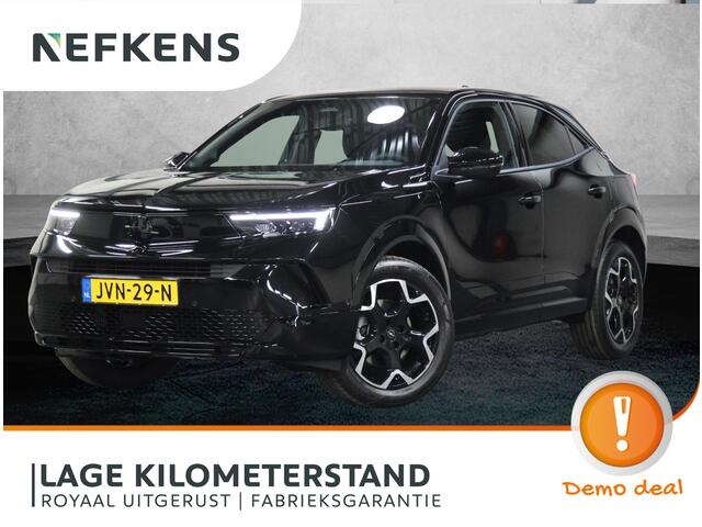 Opel Mokka Turbo Hybrid GS | 1ste eigenaar | Alcantara | Stoel/Stuurverwarming | Massagestoel | FULL LED | Camera | Privacy Glass | AppleCarPlay/AndroidAuto | Navigatie | Adaptief Cruise Control | Keyless | Isofix |