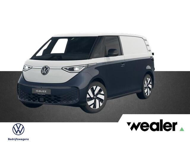 Volkswagen ID. Buzz Cargo ted Edition Elektromotor 210 kW (286 pk) | Trekhaak elektrisch | 360° camera | Zijwandbekleding | Stuurwiel verwarmd