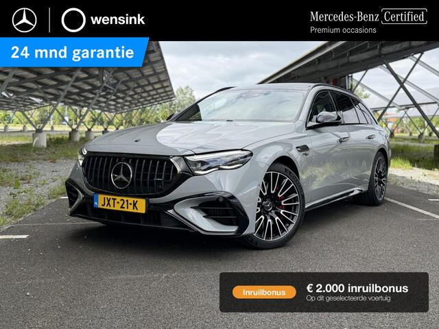 Mercedes-Benz E-Klasse | AMG performance stoelen | AMG dynamic plus pakket | Panoramadak | Superscreen | Trekhaak | Premium plus | Burmester |