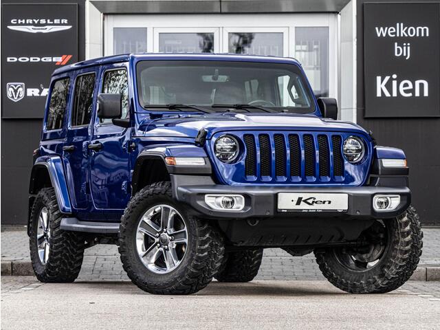 Jeep Wrangler AN | Grijs kenteken | LPG onderbouw | Navigatie | Lederen bekleding | Keyless entry |