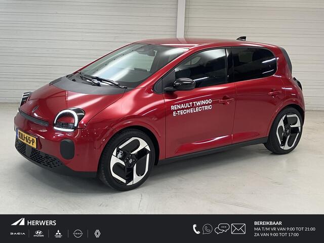 Renault Twingo chno 27.5 kWh / Demonstratieauto / Google Maps Navigatie / Apple CarPlay/Android Auto / 18 inch LM velgen / Stoelverwarming / Adaptive Cruise Control /