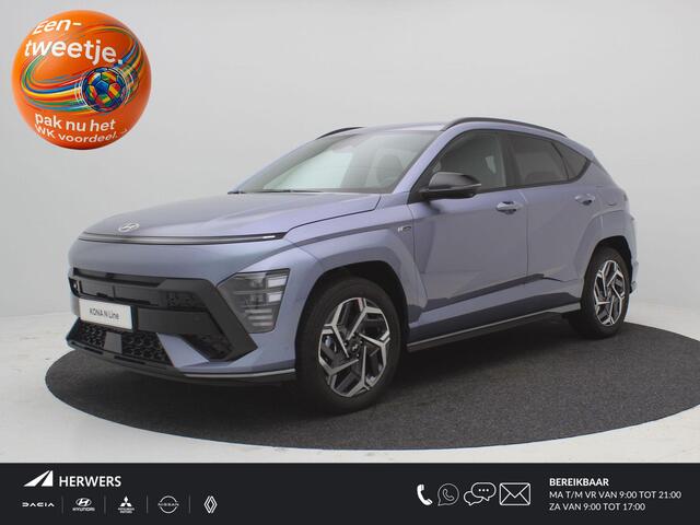 Hyundai Kona N Line / MY 26 / 4000 Voordeel / Stoelverkoeling / Stoelverwarming Voor + Achter / Stuurverwarming / 360 Camera / BOSE Audio / Memory Seat / Snel Leverbaar! /