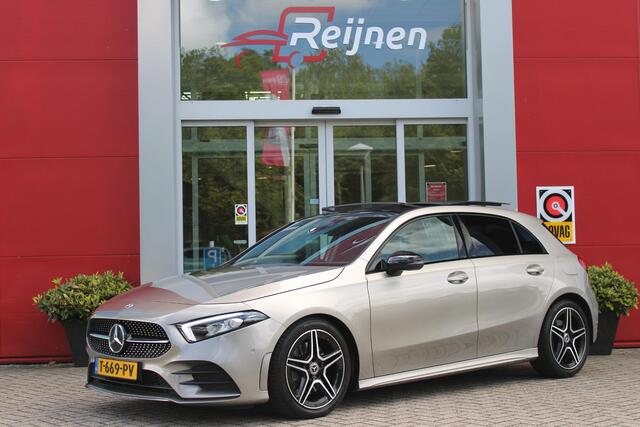 Mercedes-Benz A-Klasse INESS SOLUTION AMG | PANORAMA SCHUIF/KANTEL DAK | SFEER VERLICHTING VOOR + ACHTER | STOEL VERWARMING OP BEIDE VOORSTOELEN | MULTIBEAM LED KOPLAMPEN | ACHTERUITRIJ CAMERA | APPLE CARPLAY/ANDROID AUTO | NAVIGATIE | CRUISE CONTROL | NIG