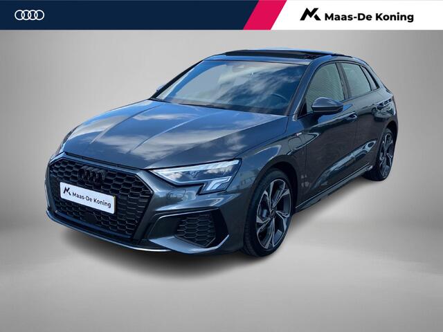 Audi A3 Sportback 4PK S Line · Panoramadak · Stoelverwarming · Apple/Android Car Play ·  Drive select · Leder/Stof