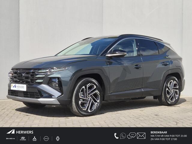 Hyundai Tucson Comfort Smart 4WD / Facelift Model / Fabrieksgarantie tot 09-2029 / Apple Carplay Android Auto / Stuur- & Stoelverwarming / Head Up Display / Trekgewicht 1210 kg / Elektrische achterklep / Achteruitrijcamera / Keyless Entry/Start / Adaptief