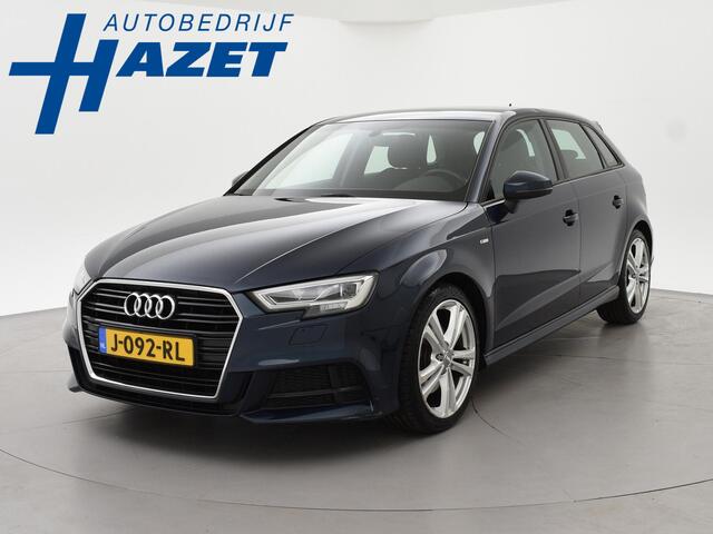 Audi A3 Sportback TONIC AUT. DESIGN PRO LINE *COSMOSBLAUW METALLIC* + CARPLAY | STOEL/STUURVERW. | 18 INCH