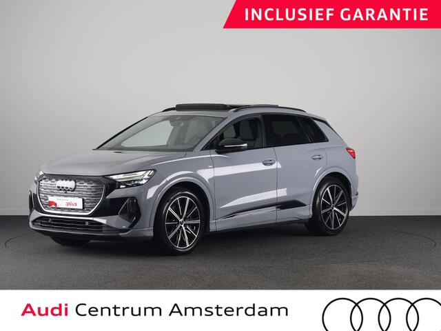 Audi Q4 e-tron ion S Competition 77 kWh 204pk | SOH 96,62% | Panoramadak | Elektrisch verstelbare stoelen | Sonos Audio | head up Display | Keyless |