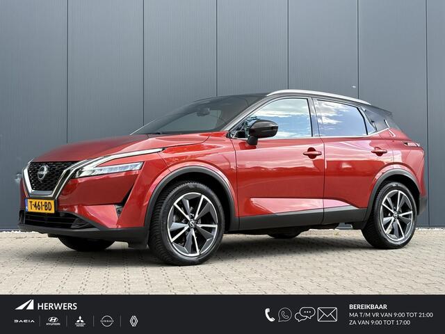 Nissan Qashqai / Panorama dak / Trekhaak 1400kg geremd / Apple CarPlay/Android Auto / Cruise Control / Stoel en stuurverwarming /