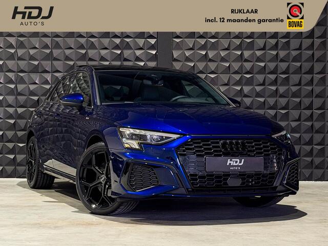 Audi A3 Sportback on | Pano | 19"| B&O | Leer | 30 klrn Int. verl. | S-Line int. | Alarm | Keyl. |