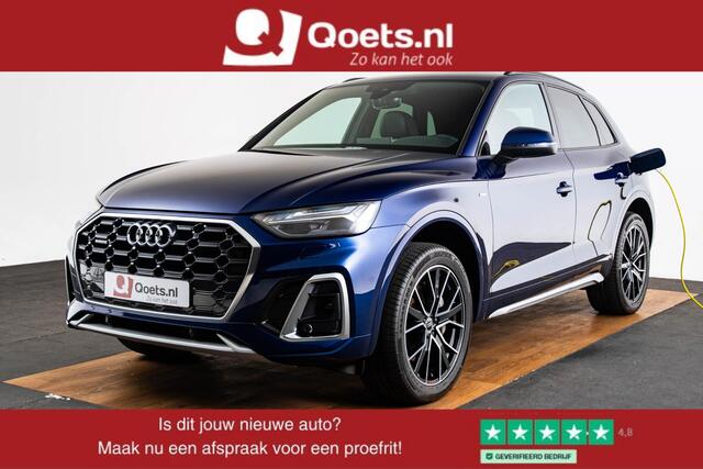 Audi Q5 e S edition Trekhaak - Privacy glas - Interieurvoorverwarming - Audi soundsystem - Achterbank plus - Sportstoelen vóór - Lendensteunen vóór, elektrisch verstelbaar - Cruise control - Achteruitrijcamera -