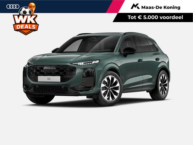 Audi Q3 kW e-hybrid S edition 272 PK · Tech plus · Glazen panoramadak · Optiekpakket zwart