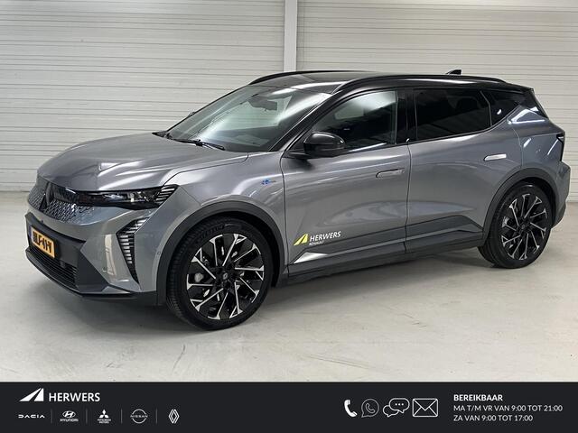 Renault Scenic ng range esprit Alpine / 625 km WLTP / Demonstratieauto / Panoramadak / Harman & Kardon Audio / Google Maps Navigatie / 360 Graden Camera / Sportstoelen / Elektrisch Verstelbare Stoelen / Stoel- en Stuurverwarming /