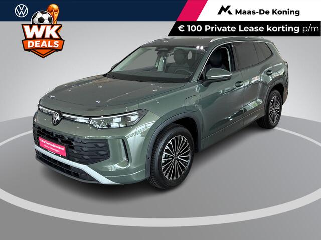 Volkswagen Tayron eHybrid 204 PK 6 versn. DSG · Comfort pakket · Trekhaak inklapbaar, met elektrische ontgrendeling, incl. aanhangermanoeuvreerhulp Trailer Assist ·  Voorraad OUTLET · Prijs is inclusief inruilpremie ·