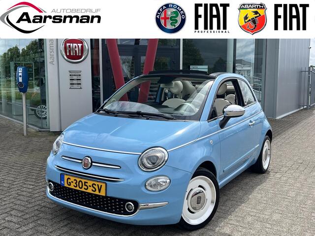 Fiat 500C ir Turbo Spiaggina 58 | Carplay | Navi | Parkeersensoren | Vintage | Uniek!