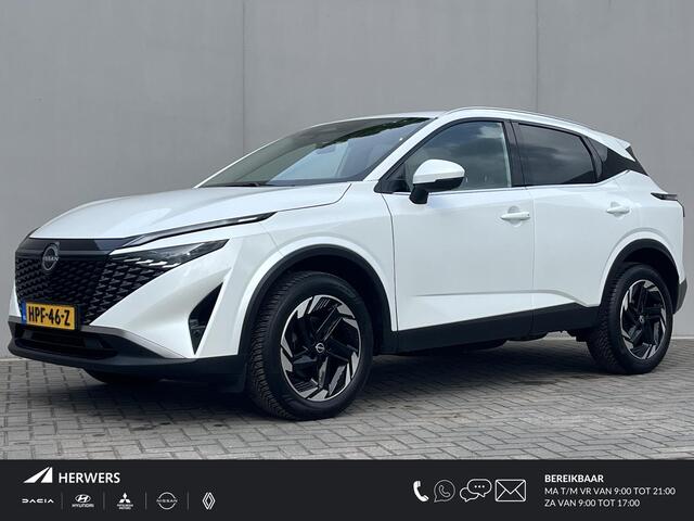 Nissan Qashqai ic N-Connecta / Cold Pack / Cruise Control / Apple Carplay & Android Auto / Navigatie / Airco / Sfeerverlichting / 18'' Lichtmetalen Velgen / Dode Hoek Detectie
