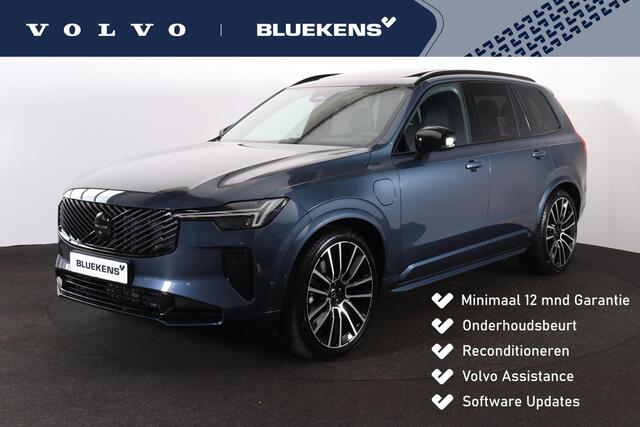 Volvo XC90 e AWD Ultra Black Ed. Exec. - Luchtvering - Panorama/schuifdak - IntelliSafe Assist & Surround - 360º Camera - Bowers & Wilkins audio - Adaptieve LED koplampen - Verwarmde voorstoelen, stuur & achterbank - Parkeersensoren voor & achter - Elektr.