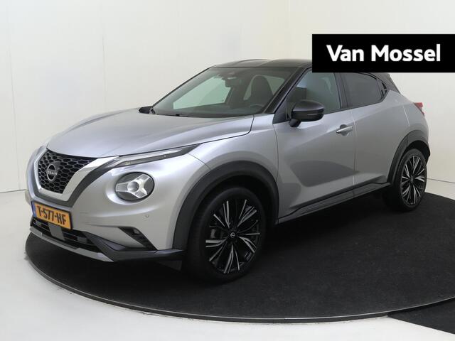 Nissan Juke Design | Camera | PDC Voor+Achter | Climate Control | Full-Map Navigatie | 19" LMV | LED-Verlichting | Keyless | Cruise Control & Snelheidsbegrenzer | Apple Carplay & Android Auto