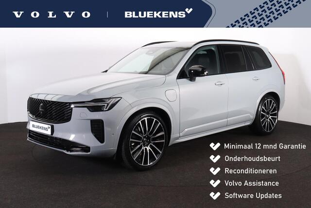 Volvo XC90 e AWD Black Edition Ultra Dark Exec. Ed. - Luchtvering - Panorama/schuifdak - IntelliSafe Assist & Surround - 360º Camera - Bowers & Wilkins audio - Adaptieve LED koplampen - Verwarmde voorstoelen, stuur & achterbank - Parkeersensoren voor & ach