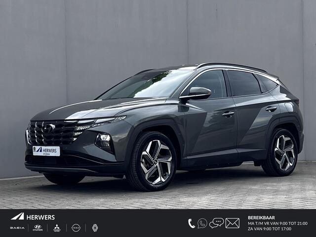 Hyundai Tucson Comfort Smart 4WD / Fabrieksgarantie tot 02-2027 / Afn. trekhaak 1.350 kg / Navigatie / Apple Carplay Android / Camera / Stuur- & stoelverwarming /19" LM wielen /