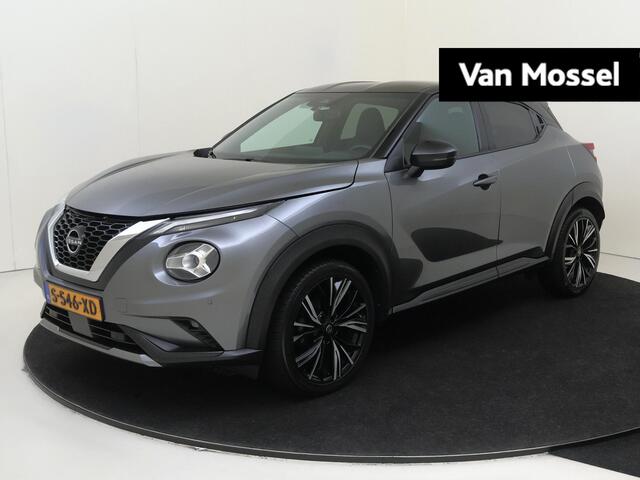 Nissan Juke Design | airco automatisch | Apple Carplay/Android | cruise control | lederen interieurdelen | LED koplampen | lichtmetalen velgen 19" | navigatiesysteem full map |