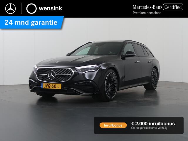 Mercedes-Benz E-Klasse anoramaschuifdak | Head-up | Trekhaak | Burmester | Nightpakket | 360° camera |