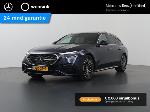 Mercedes-Benz E-Klasse anoramaschuifdak | Premium Plus | Rijassistentiepakket Plus | Stoelventilatie/-verwarming voor | Burmester