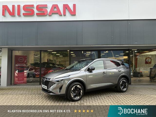 Nissan Qashqai Connecta NIEUW UIT VOORRAAD LEVERBAAR | Verwarmbare voorstoelen | Stuurwielverwarming | Panoramisch Glazen Dak | Voorruitverwarming | Climate Control | Parkeersensoren voor- en achter | Navigatiesysteem | 10 jaar fabrieksgarantie