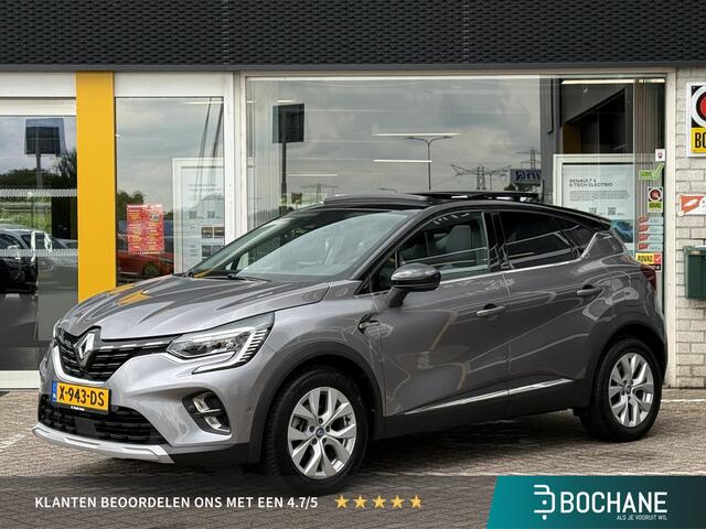 Renault Captur g-in Hybrid 160 Intens | elektrisch glazen schuif-/kanteldak | 360 graden camera | Stoelverwarming | Park assist | Navigatie |