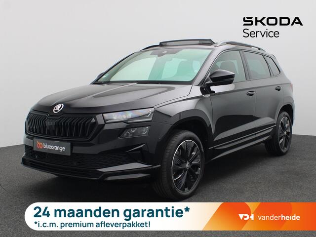 Skoda Karoq Sportline Business 150PK DSG Panoramadak, Trekhaak, Achteruitrijcamera, Winterpakket Plus, Keyless, Virtual pedal, 18'' lichtmetaal, Side Assist