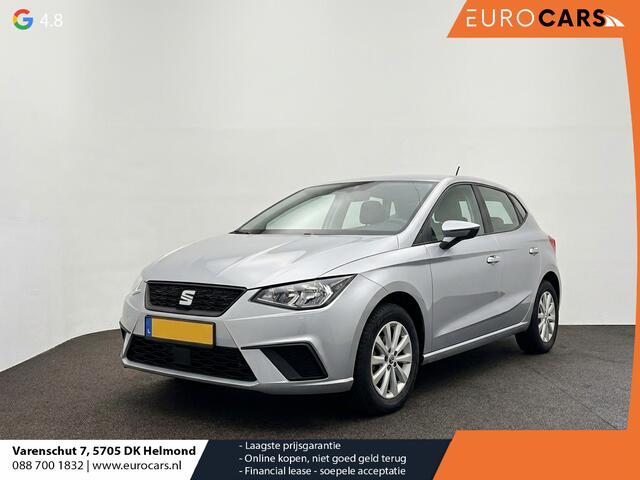 Seat Ibiza 0 pk DSG Urban Silver Full LED Navi 9,2 inch CarPlay Climatronic PDC Cruise Lane Assist Front Assist DAB+ 15 inch LMV