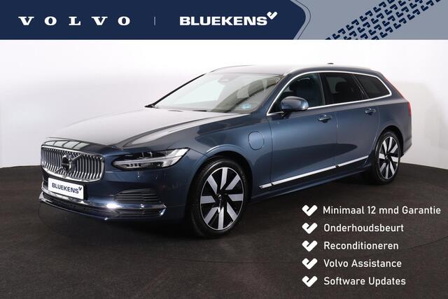 Volvo V90 ge AWD Plus Bright - Luchtvering - IntelliSafe Assist & Surround - 360º Camera - Harman/Kardon audio - Adaptieve LED koplampen - Verwarmde voorstoelen, stuur & achterbank - Parkeersensoren voor & achter - Elektr. bedienb. voorstoelen met geheugen