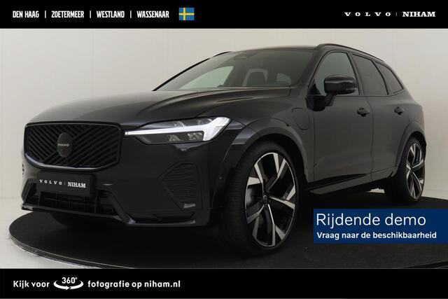 Volvo XC60 IN HYBRID AWD ULTRA DARK BLACK EDITION -PANO.DAK|BOWERS&WILKINS|GEVENT.LEDER+MASSAGE|LUCHTVERING|360°CAM|HEAD-UP DISP.|GELAAGD.GLAS|22"