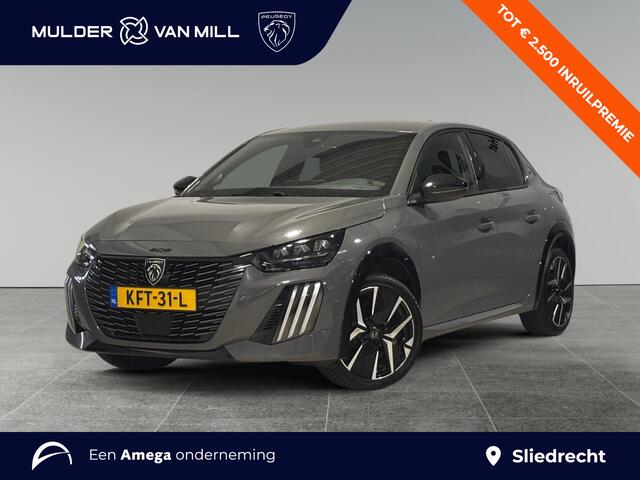 Peugeot 208 o 100pk | KEYLESS ENTRY | DODEHOEKBEW. | ADAPTIVE CRUISE | NAVI | 360° CAMERA | DRAADLOOS APPLE CARPLAY / ANDROID AUTO | ALL-SEASONBANDEN