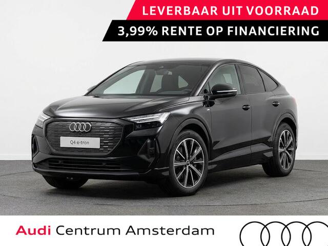 Audi Q4 Sportback on Competition 82 kWh 286 pk | Assistentiepakket plus | Optiekpakket zwart plus | Ambient lichtpakket | Stoelverwarming voor |