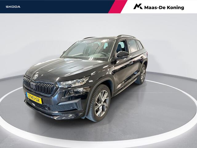 Skoda Kodiaq k DSG Sportline Business 7p. · Camera · Wegklapbare Trekhaak · 7 Persoons · Apple/Android Car Play · Keyless · 19'' Inch · Garantie t/m 02-04-2028 of 100.000km