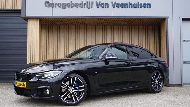 BMW 4 Serie 418i 136PK M-Sport Shadow Line Schuif/kanteldak HUD H&K 360-View Trekhaak Leder 19inch LM *NL auto* 1e Eigenaar 37312km!