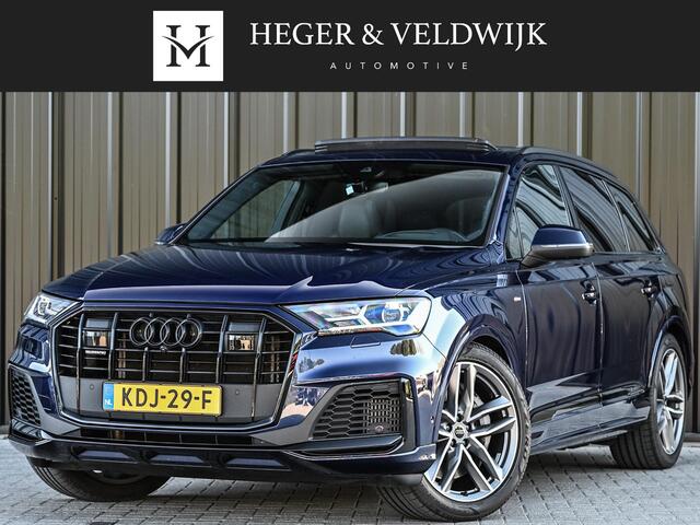 Audi Q7 e quattro Pro Line Advanced | S-Seats | Soh 99.6% | Panoramdak | Bang&Olufsen | Head-up | Memory | Trekhaak | Luchtvering | 360 camera | Soft-close | Adaptive cruise