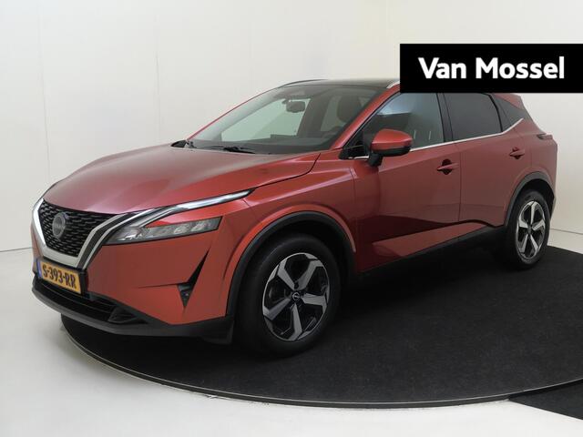 Nissan Qashqai necta | airco automatisch | Apple Carplay/Android | Autonomous Emergency Braking | cruise control adaptief | dodehoekdetectie met correctie | full-LED koplampen | lederen interieurdelen | lichtmetalen velgen 18" | navigatiesysteem full map |