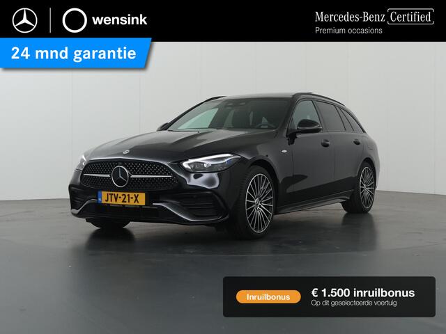 Mercedes-Benz C-Klasse olution AMG | Night | Panoramadak | Rij-assistentie Plus | Burmester | Digital Light | Sfeerverlichting | Memory stoelen |