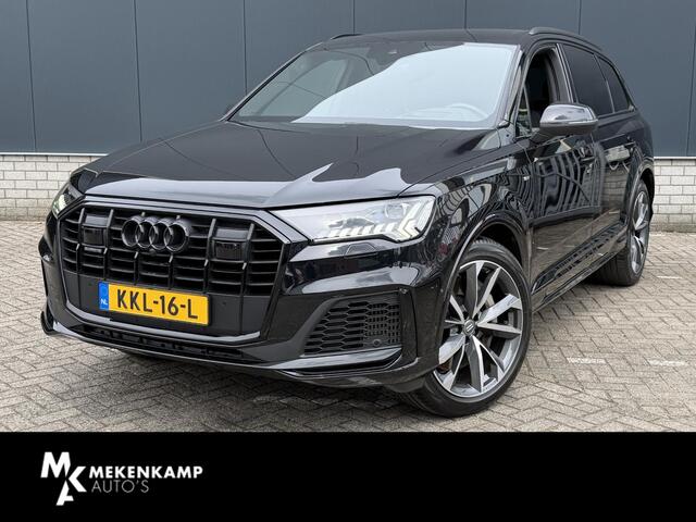 Audi Q7 e quattro Pro Line S 21"/Trekhaak/B&O/Laser LED/Stoelverwarming v+a/Adaptieve cruise/Dodehoek/Keyless/Head-up/Memory
