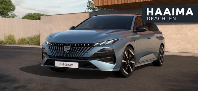 Peugeot e-308 | NIEUW | Uit voorraad leverbaar! |  444KM WLTP | Alcantara bekleding | Elektrische achterklep | 360 Camera | Matrix LED | Massage Stoelen Voor |
