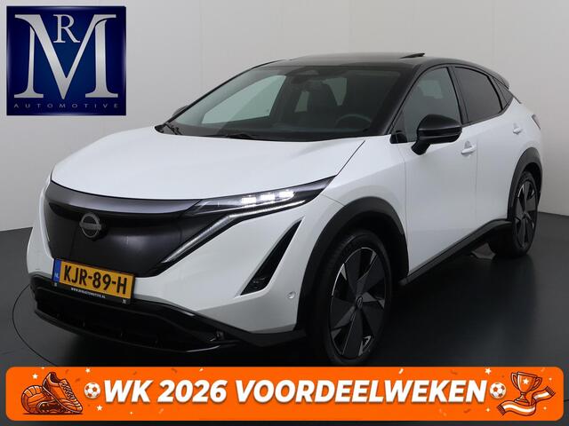 Nissan Ariya ve 91 kWh VAN: 37.900,- VOOR: 34.440,- UW WKVOORDEEL: 3.460,- | SOH 99% | TOPSTAAT | NISSAN DEALER ONDERHOUDEN | PANODAK |  STOELVERWARMING+ VENTILATIE| BOSE AUDIO| HEAD-UP DISPLAY| AFNEEMBARE TREKHAAK| ELEKTRISCHE ACHTERKLEP| SUPER COMPLEET!|