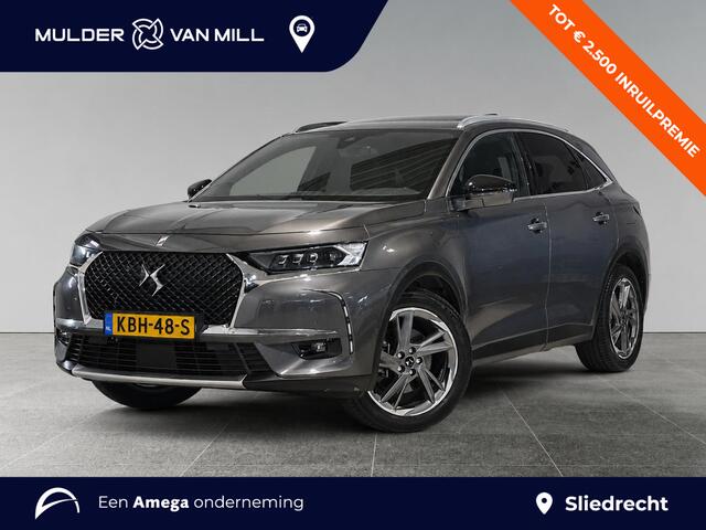 DS DS 7 Crossback e-Tense PHEV Hybrid4 300pk 4x4 e-EAT8 | SCHUIF/KANTELDAK | NIGHTVISION | STOELKOELING + VERW. | FOCAL HIFI | MASSAGE | DS LED VISION | NAVI | 360° CAMERA |