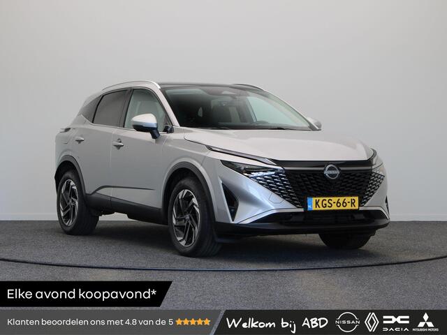 Nissan Qashqai onic N-Connecta | Head-up | Elektrisch achterklep | stoel-stuur & stoelverwarming | 1800 kg trekgewicht | panoramadak |
