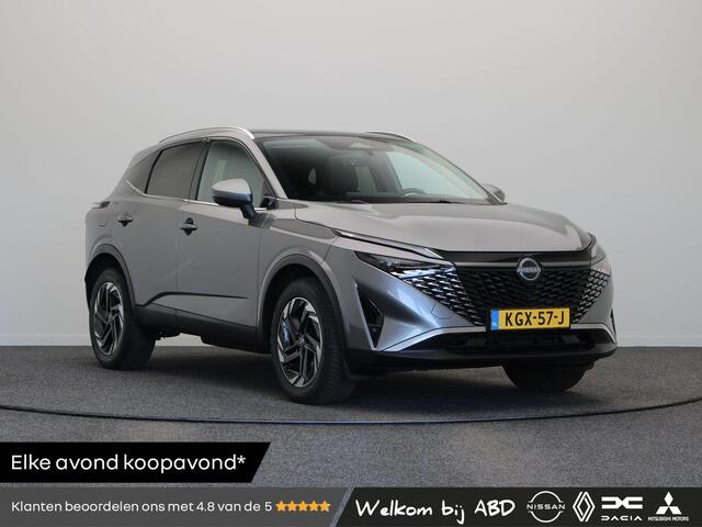 Nissan Qashqai onic N-Connecta | Head-up | Elektrisch achterklep | stoel-stuur & stoelverwarming | 1800 kg trekgewicht | panoramadak |