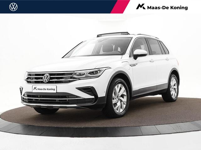 Volkswagen Tiguan eHybrid Elegance · Panoramadak · Camera · Apple/Android Car Play · Dodehoek Detectie · 18'' Inch ·