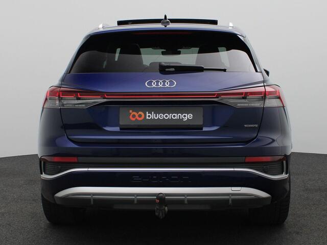 Audi Q4 e-tron nch edition S Competition 77 kWh SOH 89,74%, Panoramadak, Trekhaak, Stoelverwarming, Navi, Achteruitrijcamera, 20" LM Velgen